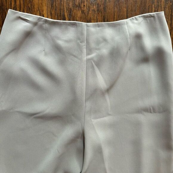 Louben Womens Pants Nordstrom Ivory Dress Pants Size 14 Straight Leg Slacks - Picture 7 of 11